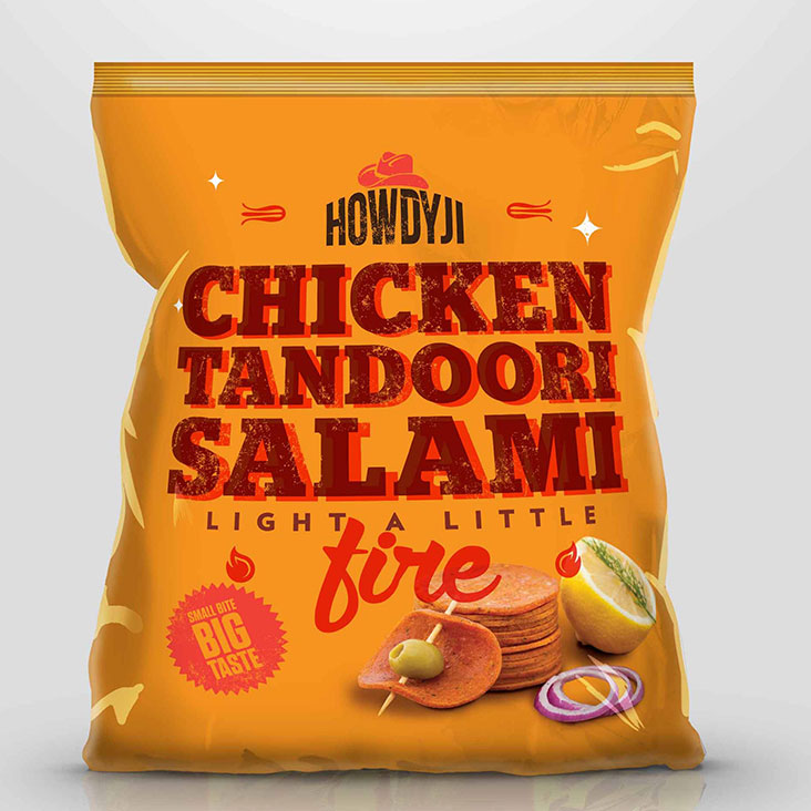Chicken Tandoori Salami Sliced